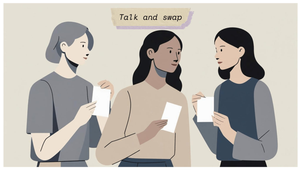 Attività comunicativa: TALK AND&nbsp;SWAP